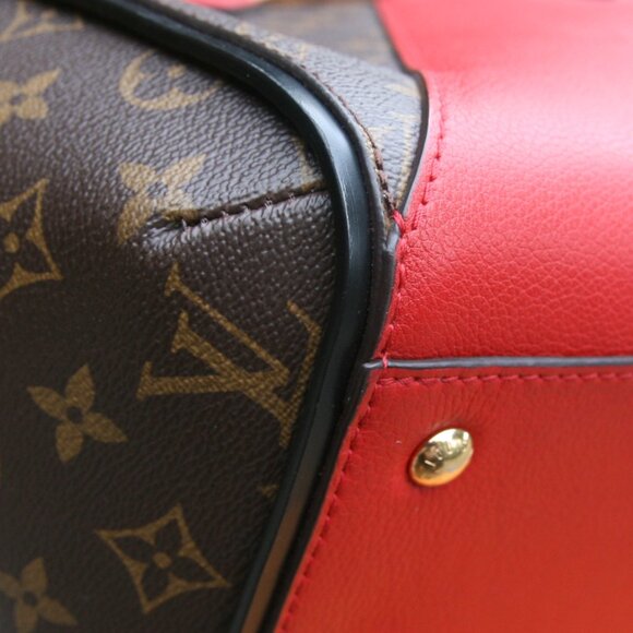 LOUIS VUITTON MONOGRAM CANVAS+LEATHER KIMONO MM BAG RETAIL $3250-100% AUTHENTIC - Picture 12 of 16